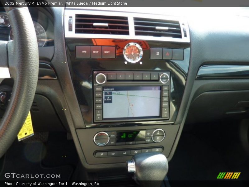 White Suede / Medium Light Stone 2009 Mercury Milan V6 Premier
