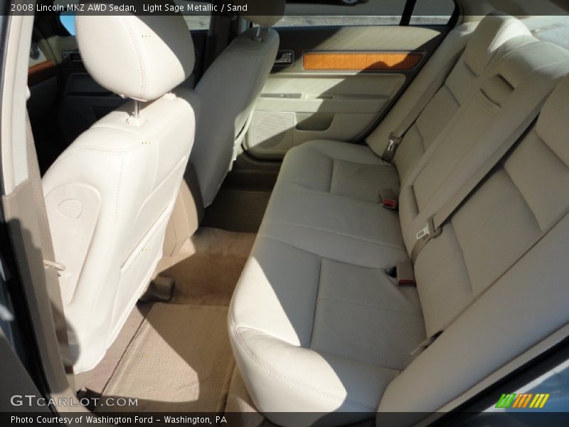 Light Sage Metallic / Sand 2008 Lincoln MKZ AWD Sedan