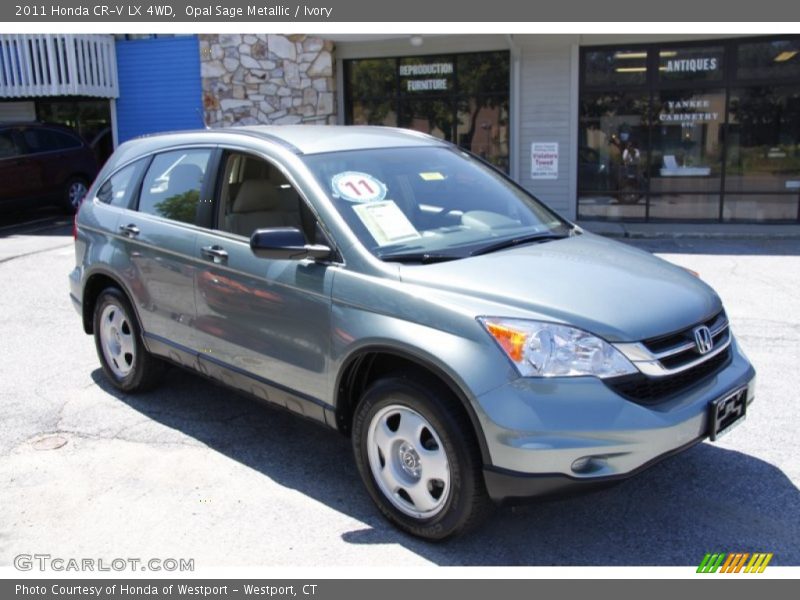 Opal Sage Metallic / Ivory 2011 Honda CR-V LX 4WD