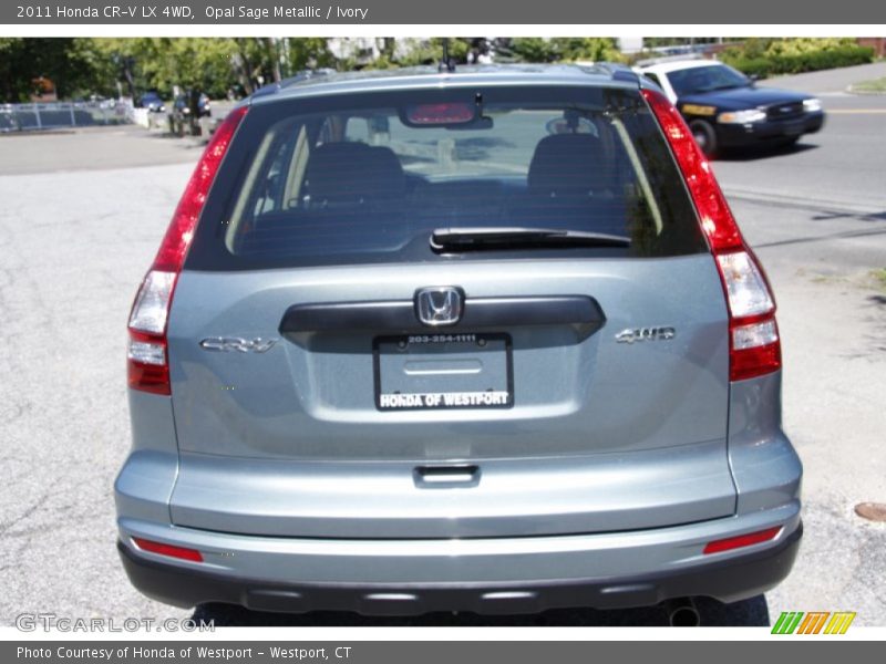 Opal Sage Metallic / Ivory 2011 Honda CR-V LX 4WD