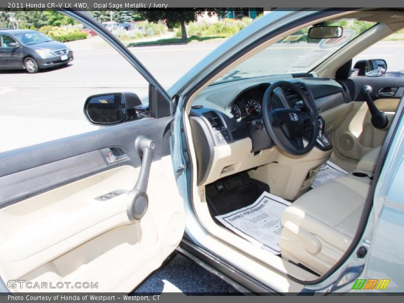 Opal Sage Metallic / Ivory 2011 Honda CR-V LX 4WD