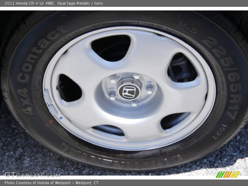 Opal Sage Metallic / Ivory 2011 Honda CR-V LX 4WD