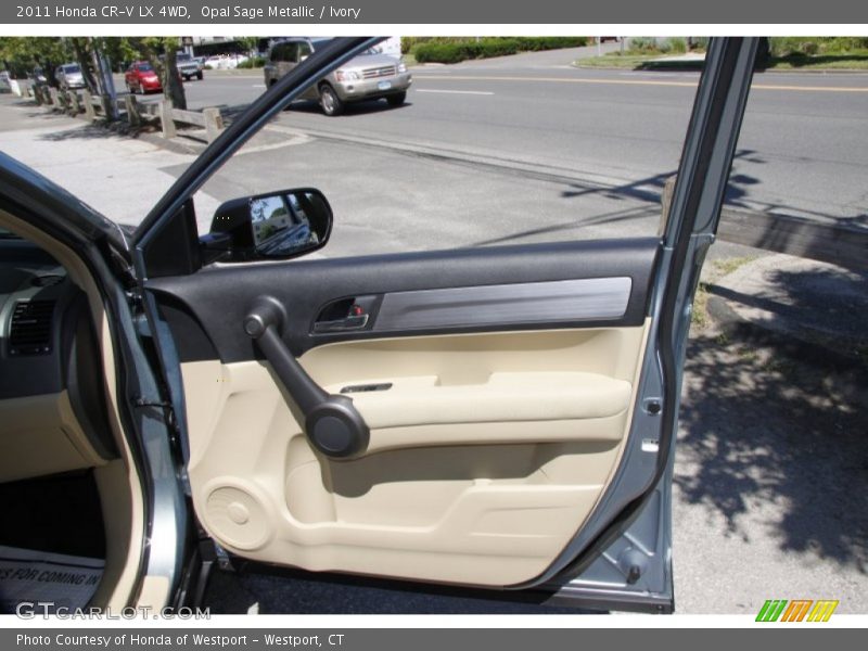 Opal Sage Metallic / Ivory 2011 Honda CR-V LX 4WD
