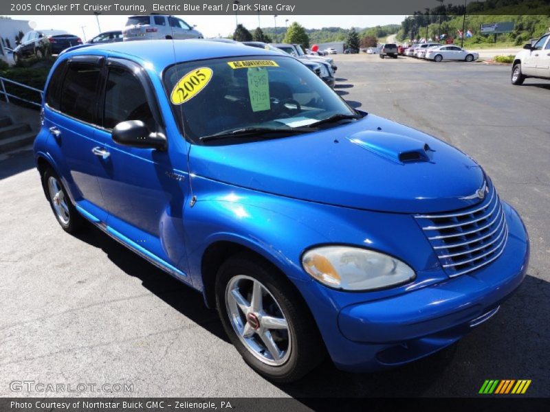 Electric Blue Pearl / Dark Slate Gray 2005 Chrysler PT Cruiser Touring