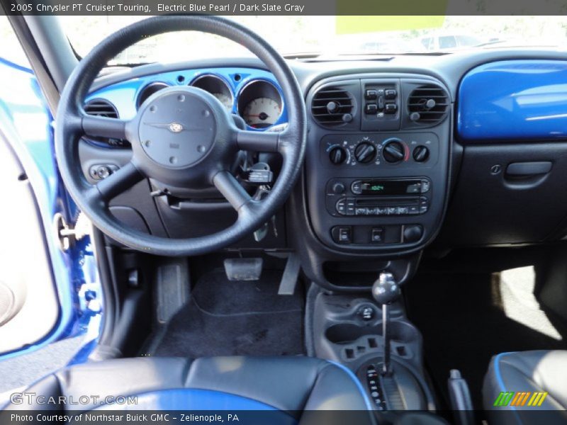 Electric Blue Pearl / Dark Slate Gray 2005 Chrysler PT Cruiser Touring