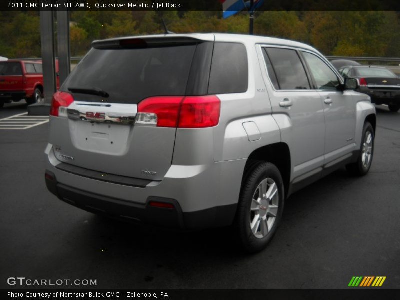 Quicksilver Metallic / Jet Black 2011 GMC Terrain SLE AWD