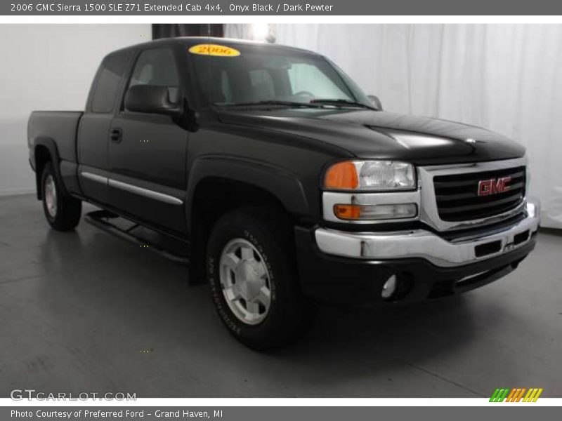 Onyx Black / Dark Pewter 2006 GMC Sierra 1500 SLE Z71 Extended Cab 4x4