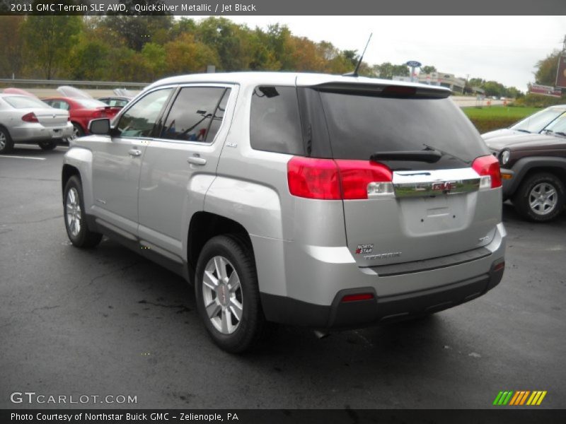 Quicksilver Metallic / Jet Black 2011 GMC Terrain SLE AWD