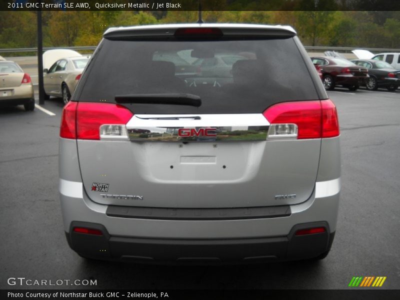 Quicksilver Metallic / Jet Black 2011 GMC Terrain SLE AWD