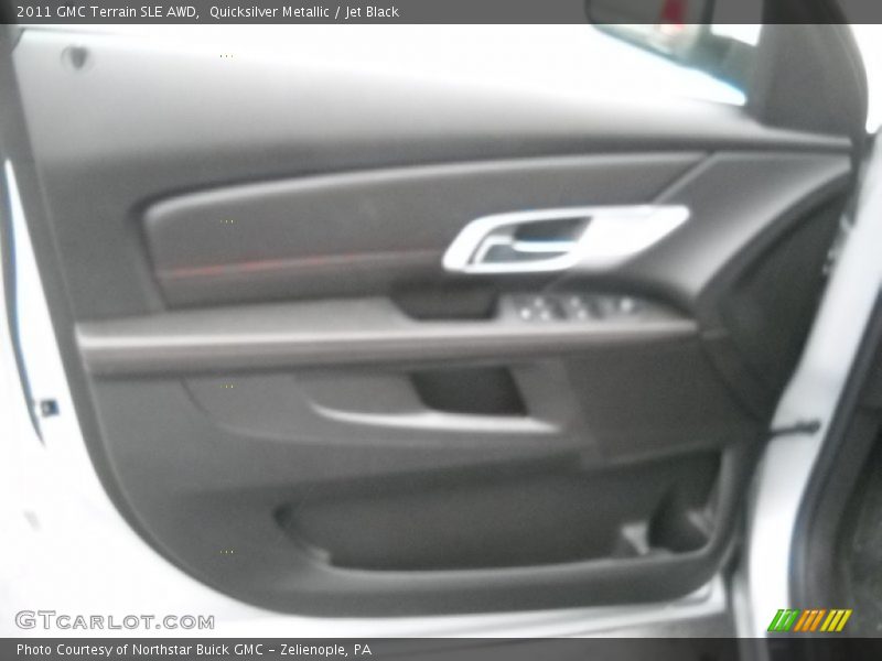 Quicksilver Metallic / Jet Black 2011 GMC Terrain SLE AWD