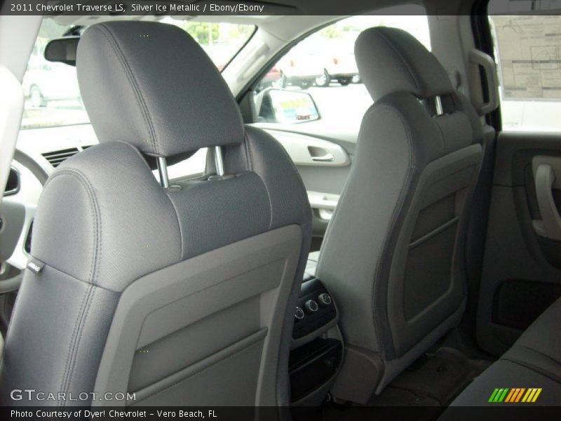 Silver Ice Metallic / Ebony/Ebony 2011 Chevrolet Traverse LS