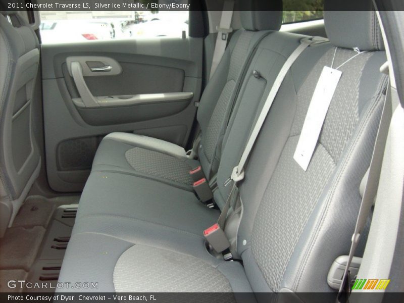 Silver Ice Metallic / Ebony/Ebony 2011 Chevrolet Traverse LS