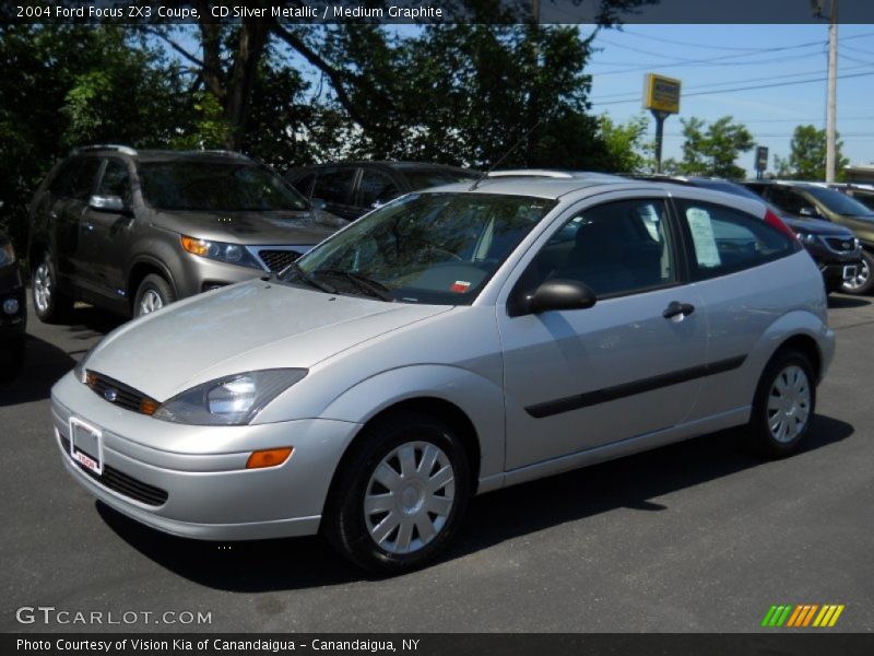 CD Silver Metallic / Medium Graphite 2004 Ford Focus ZX3 Coupe