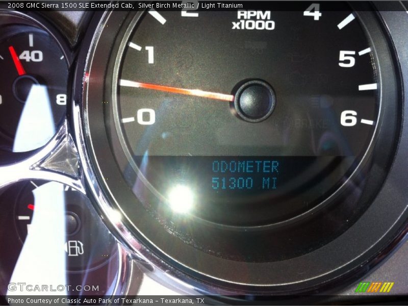 Silver Birch Metallic / Light Titanium 2008 GMC Sierra 1500 SLE Extended Cab