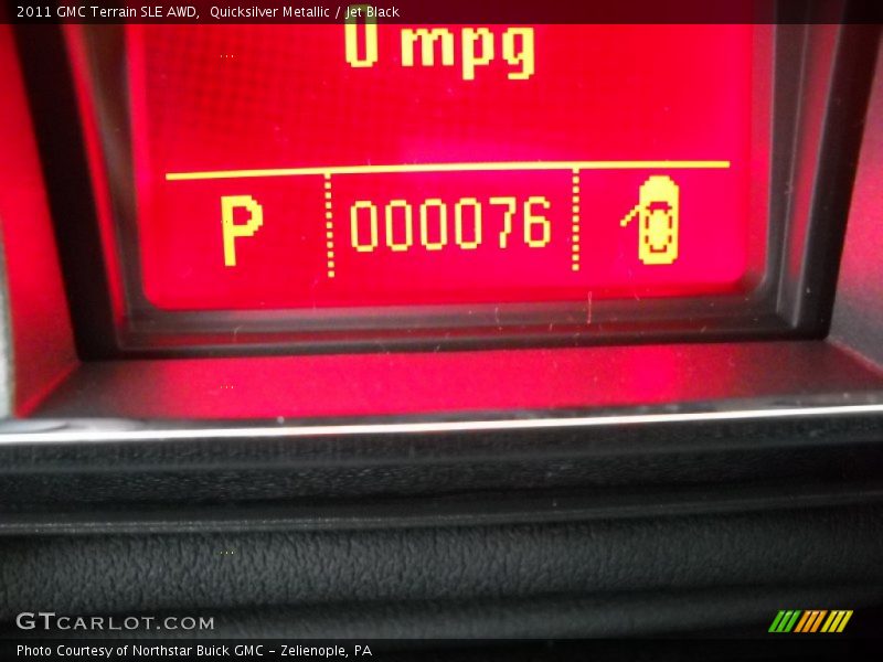 Quicksilver Metallic / Jet Black 2011 GMC Terrain SLE AWD