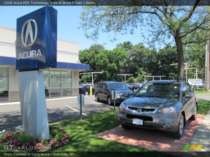 Carbon Bronze Pearl / Ebony 2008 Acura RDX Technology