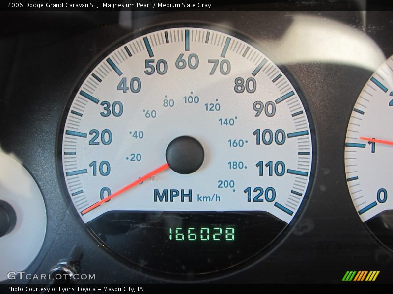Magnesium Pearl / Medium Slate Gray 2006 Dodge Grand Caravan SE