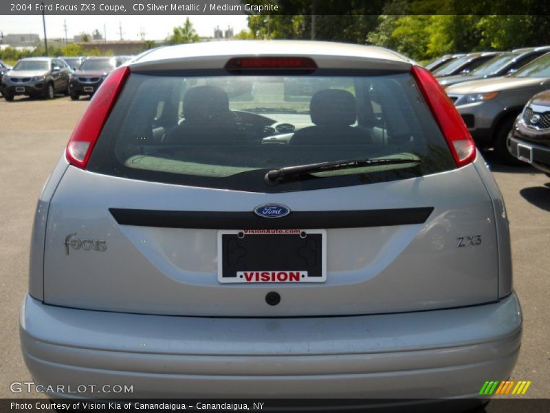 CD Silver Metallic / Medium Graphite 2004 Ford Focus ZX3 Coupe