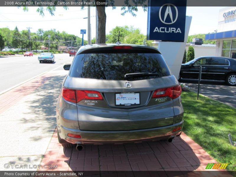 Carbon Bronze Pearl / Ebony 2008 Acura RDX Technology