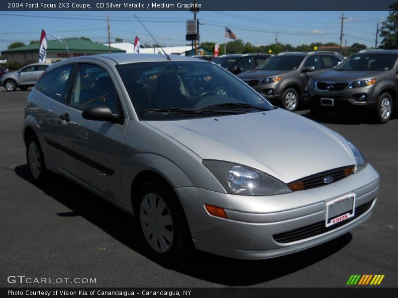 CD Silver Metallic / Medium Graphite 2004 Ford Focus ZX3 Coupe