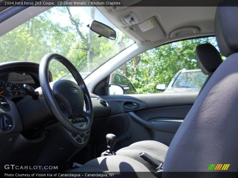 CD Silver Metallic / Medium Graphite 2004 Ford Focus ZX3 Coupe