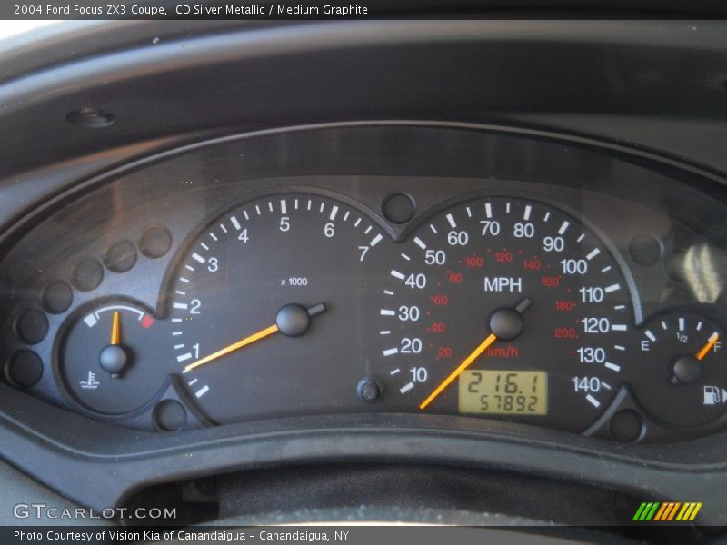  2004 Focus ZX3 Coupe ZX3 Coupe Gauges
