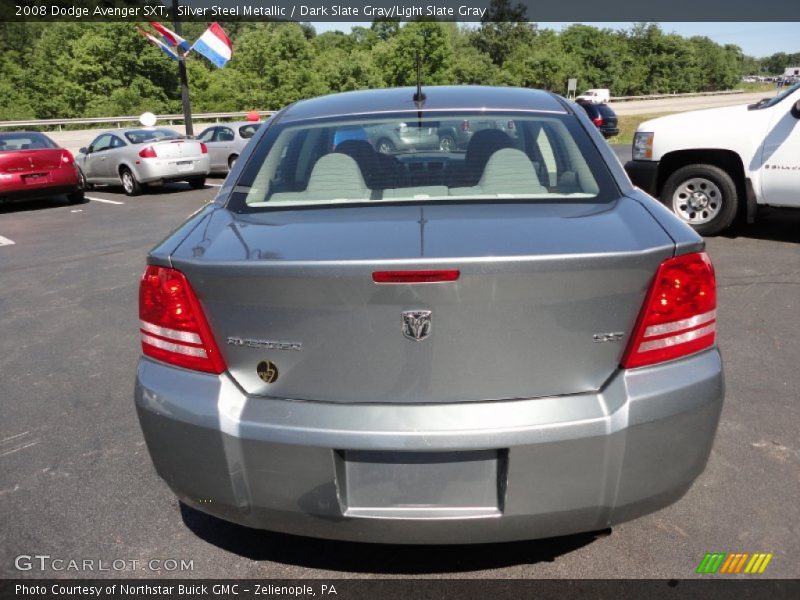 Silver Steel Metallic / Dark Slate Gray/Light Slate Gray 2008 Dodge Avenger SXT