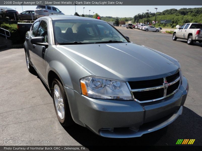 Silver Steel Metallic / Dark Slate Gray/Light Slate Gray 2008 Dodge Avenger SXT
