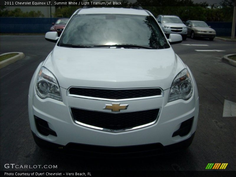 Summit White / Light Titanium/Jet Black 2011 Chevrolet Equinox LT