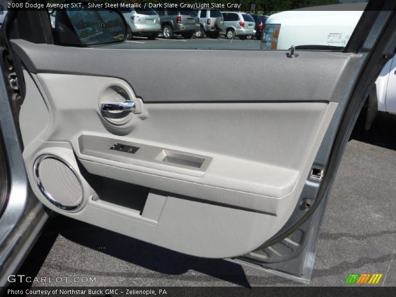 Silver Steel Metallic / Dark Slate Gray/Light Slate Gray 2008 Dodge Avenger SXT