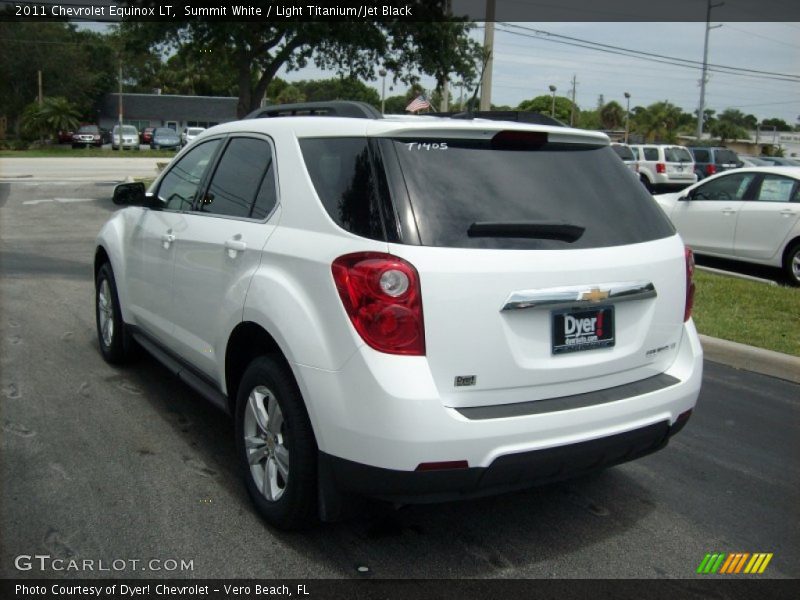 Summit White / Light Titanium/Jet Black 2011 Chevrolet Equinox LT