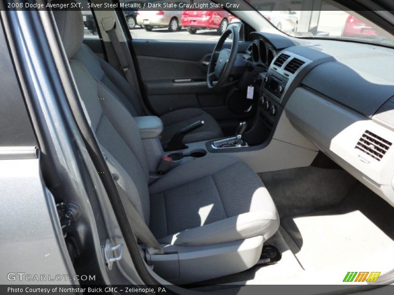 Silver Steel Metallic / Dark Slate Gray/Light Slate Gray 2008 Dodge Avenger SXT