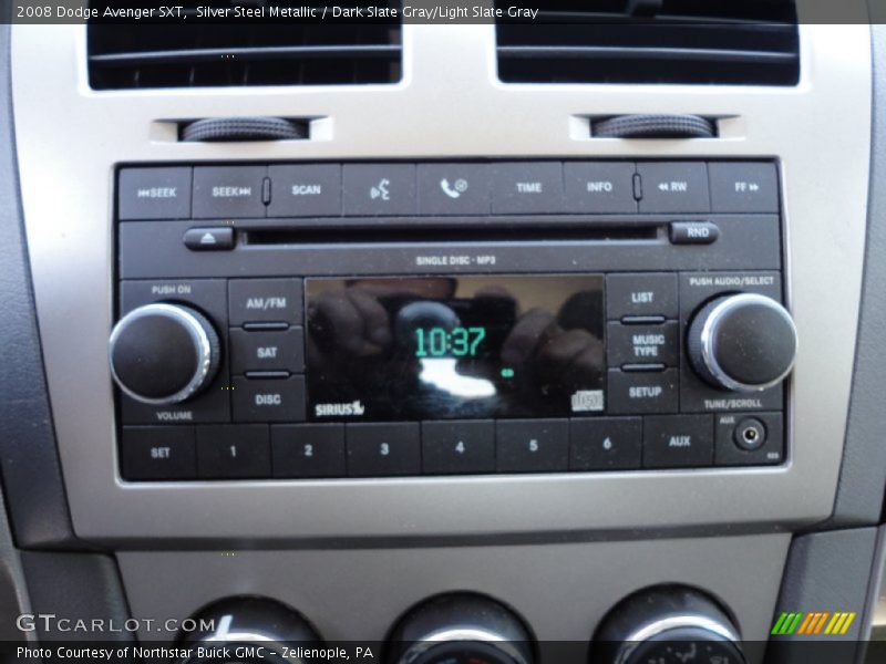 Silver Steel Metallic / Dark Slate Gray/Light Slate Gray 2008 Dodge Avenger SXT