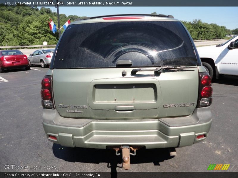 Silver Green Metallic / Medium Pewter 2003 Chevrolet TrailBlazer LS 4x4