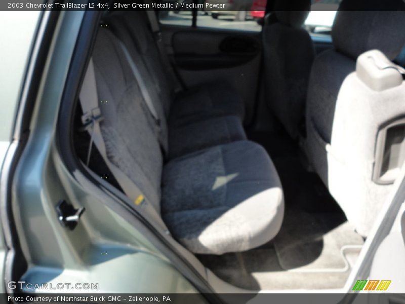Silver Green Metallic / Medium Pewter 2003 Chevrolet TrailBlazer LS 4x4