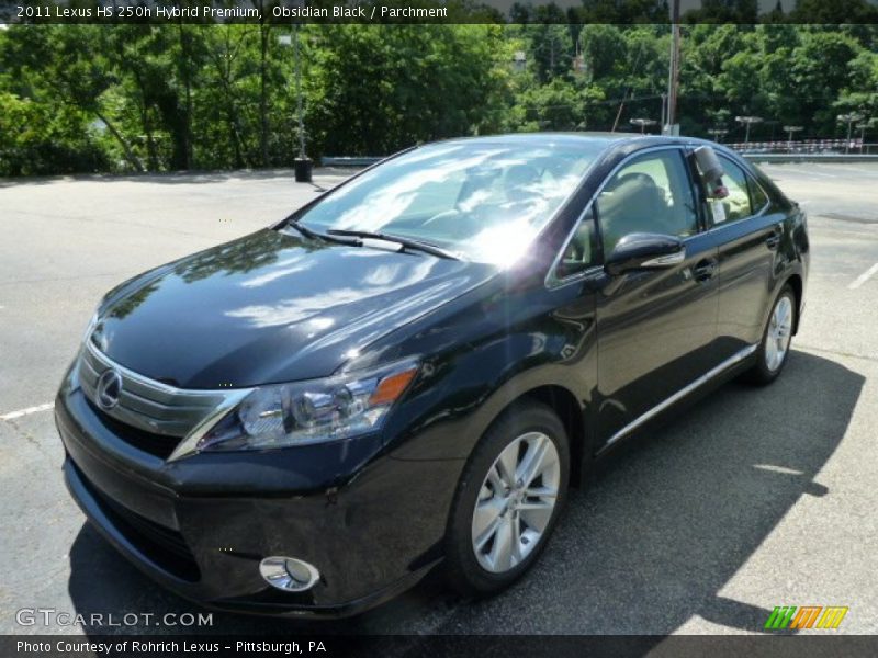 Front 3/4 View of 2011 HS 250h Hybrid Premium