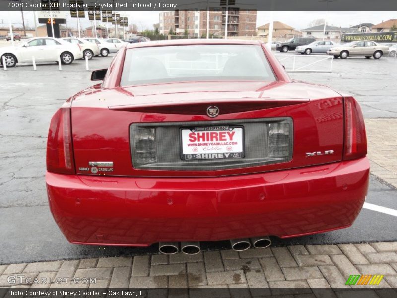 Crystal Red Tintcoat / Ebony 2008 Cadillac XLR Roadster