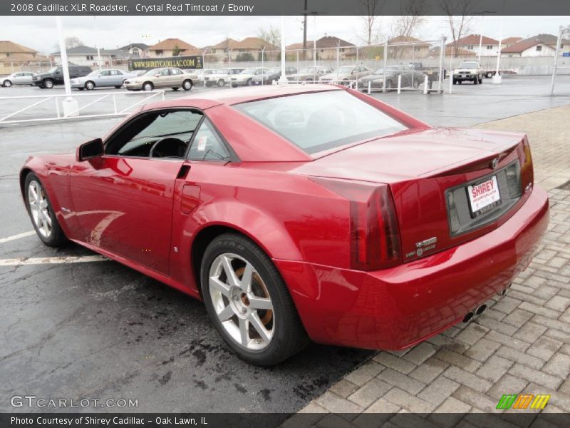 Crystal Red Tintcoat / Ebony 2008 Cadillac XLR Roadster