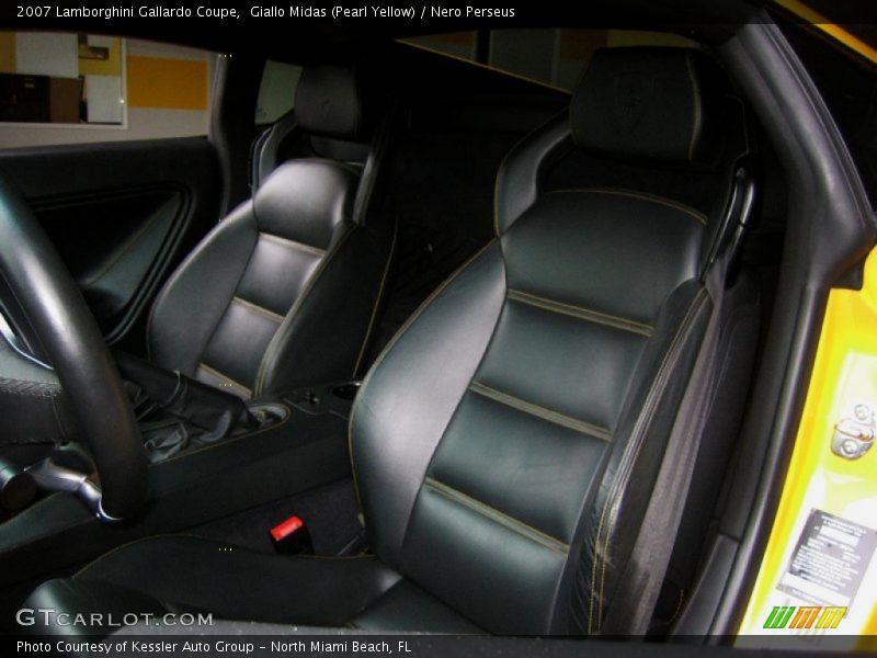 Giallo Midas (Pearl Yellow) / Nero Perseus 2007 Lamborghini Gallardo Coupe
