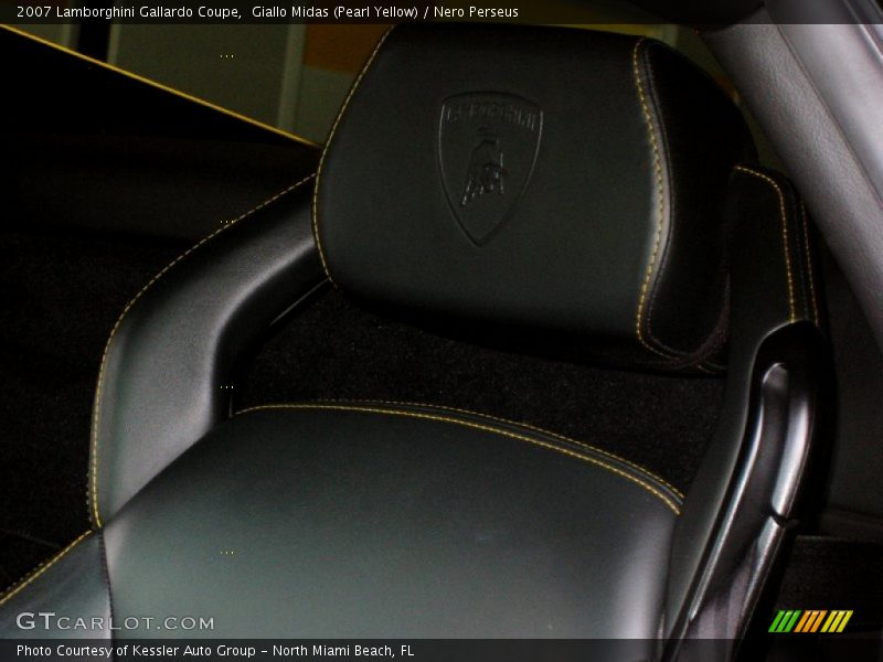 Giallo Midas (Pearl Yellow) / Nero Perseus 2007 Lamborghini Gallardo Coupe