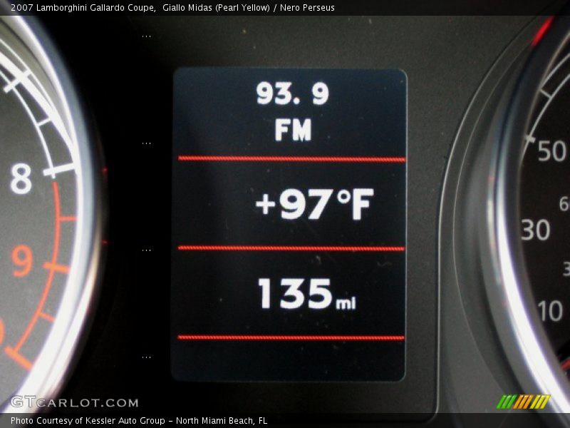 Giallo Midas (Pearl Yellow) / Nero Perseus 2007 Lamborghini Gallardo Coupe