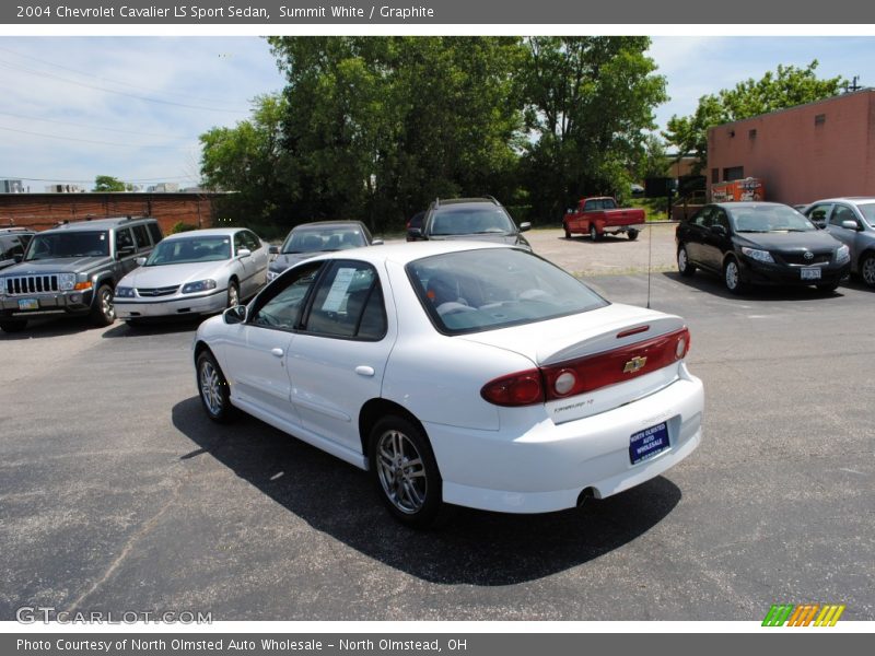 Summit White / Graphite 2004 Chevrolet Cavalier LS Sport Sedan