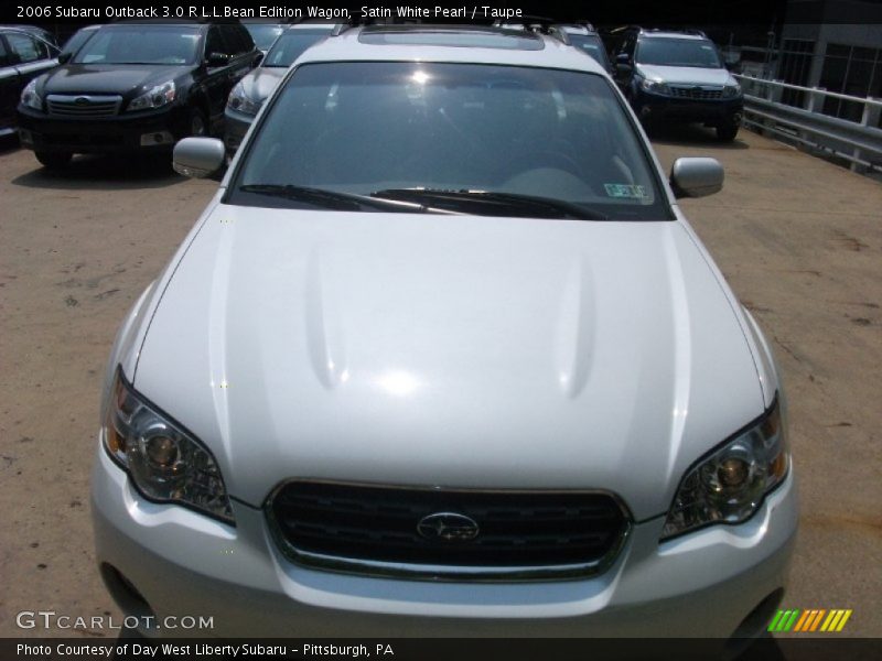 Satin White Pearl / Taupe 2006 Subaru Outback 3.0 R L.L.Bean Edition Wagon