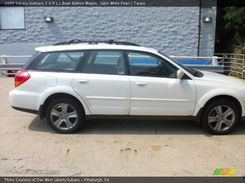 Satin White Pearl / Taupe 2006 Subaru Outback 3.0 R L.L.Bean Edition Wagon