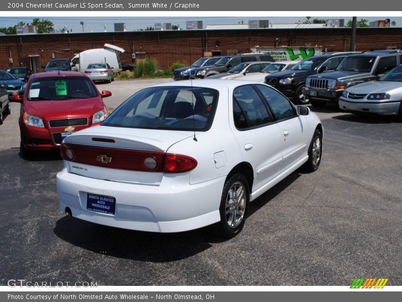 Summit White / Graphite 2004 Chevrolet Cavalier LS Sport Sedan
