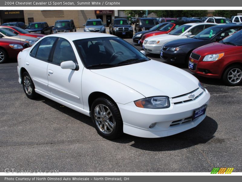 Summit White / Graphite 2004 Chevrolet Cavalier LS Sport Sedan