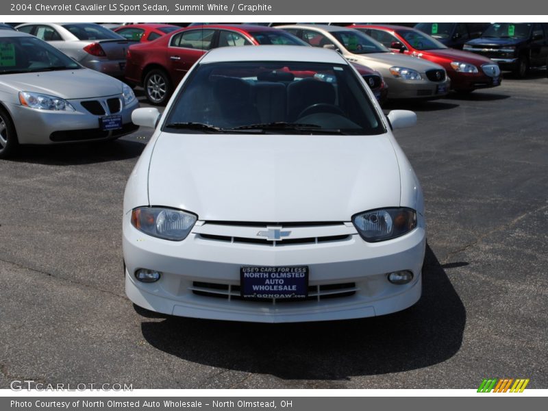 Summit White / Graphite 2004 Chevrolet Cavalier LS Sport Sedan