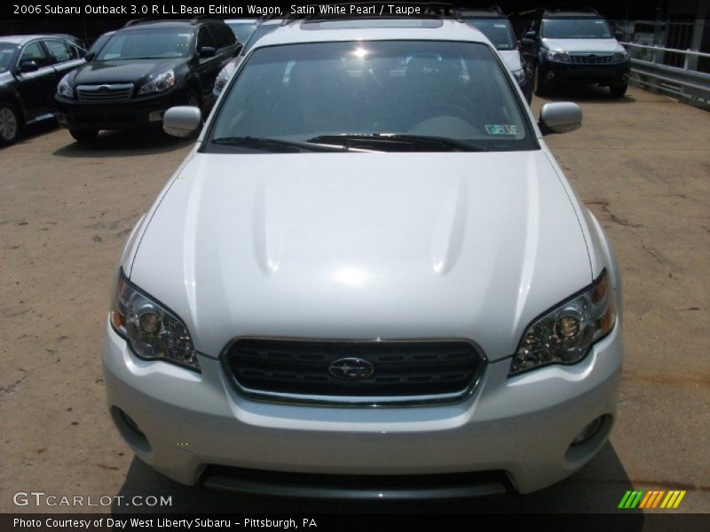 Satin White Pearl / Taupe 2006 Subaru Outback 3.0 R L.L.Bean Edition Wagon