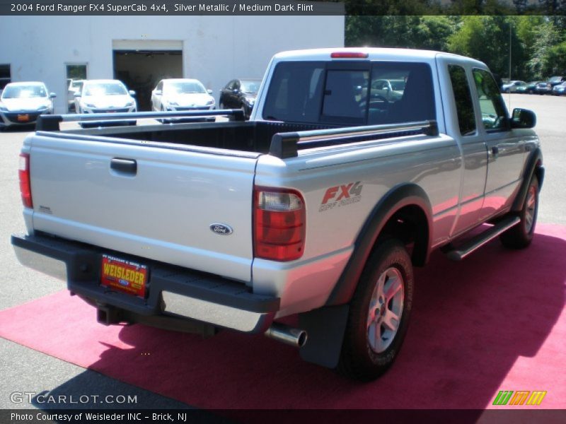 Silver Metallic / Medium Dark Flint 2004 Ford Ranger FX4 SuperCab 4x4