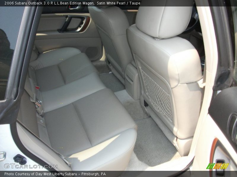 Satin White Pearl / Taupe 2006 Subaru Outback 3.0 R L.L.Bean Edition Wagon